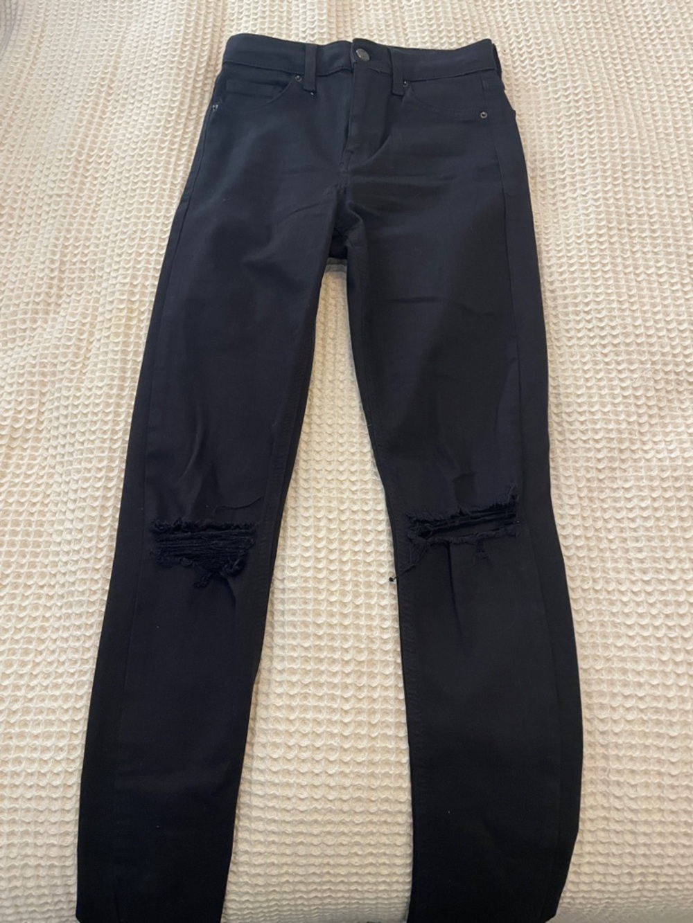 Topshop Black Jamie High-Rise Skinny Jeans